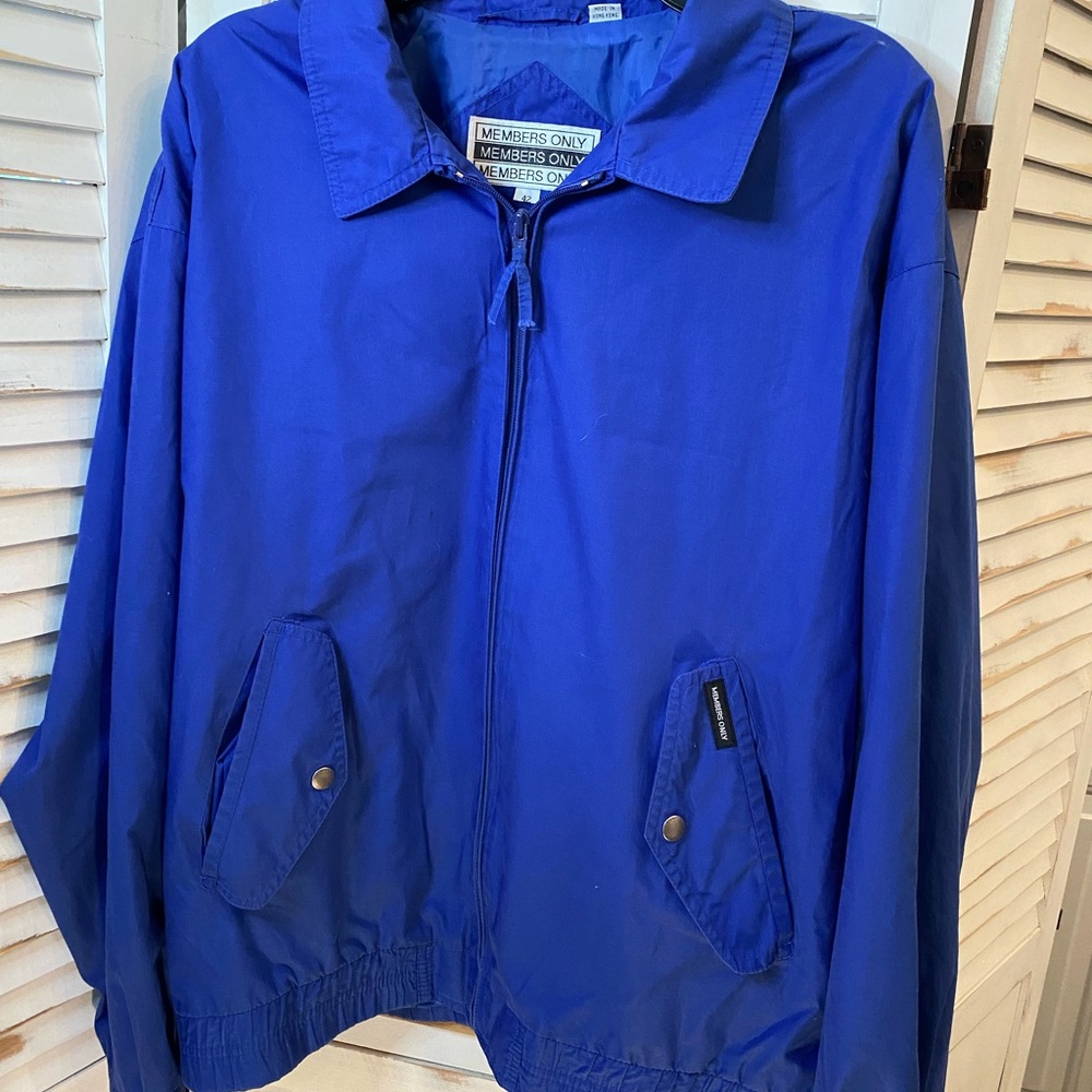 - Members Only vintage jacket